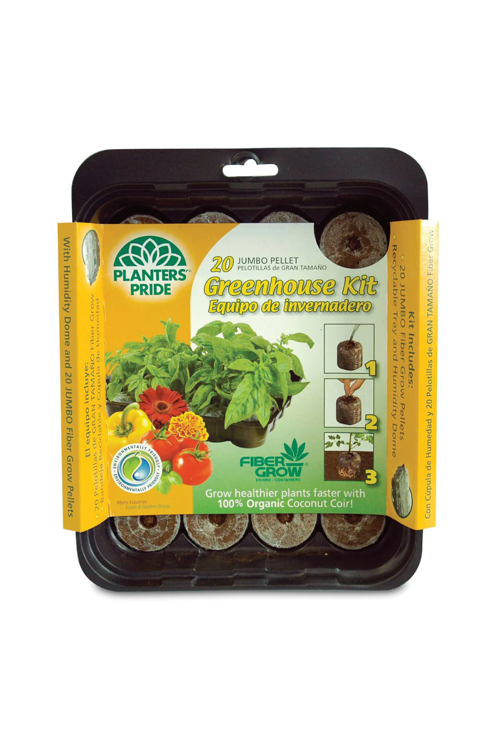 20.42MM COCONUT COIR PELLET GREENHOUSE KIT