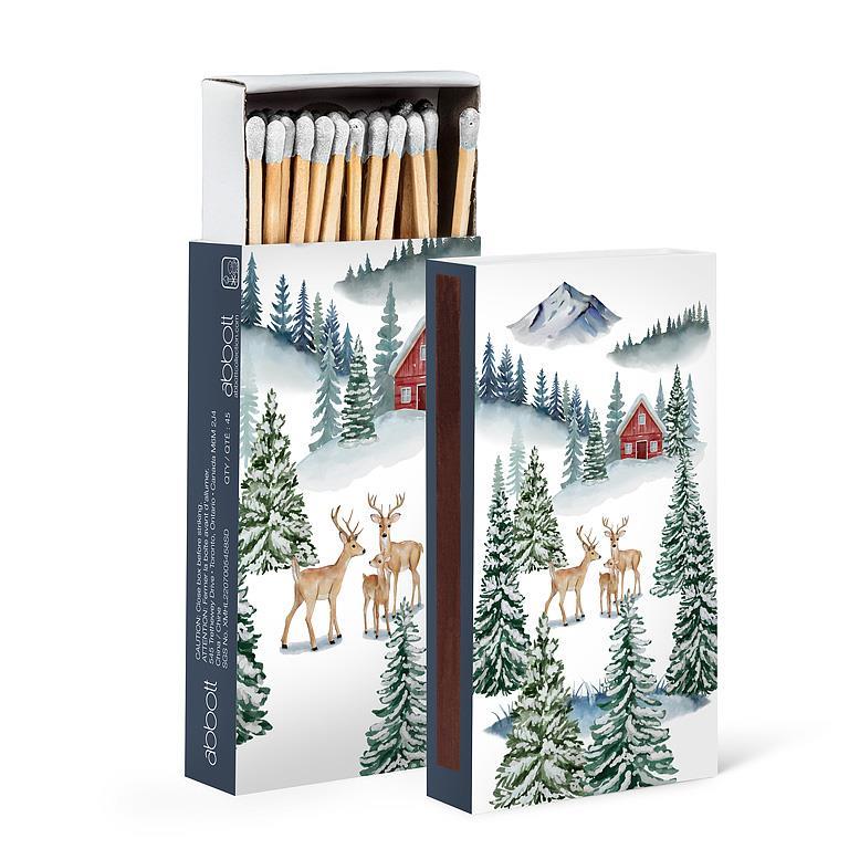 Abbott - Colourful Floral Bee Matches. 45 Sticks