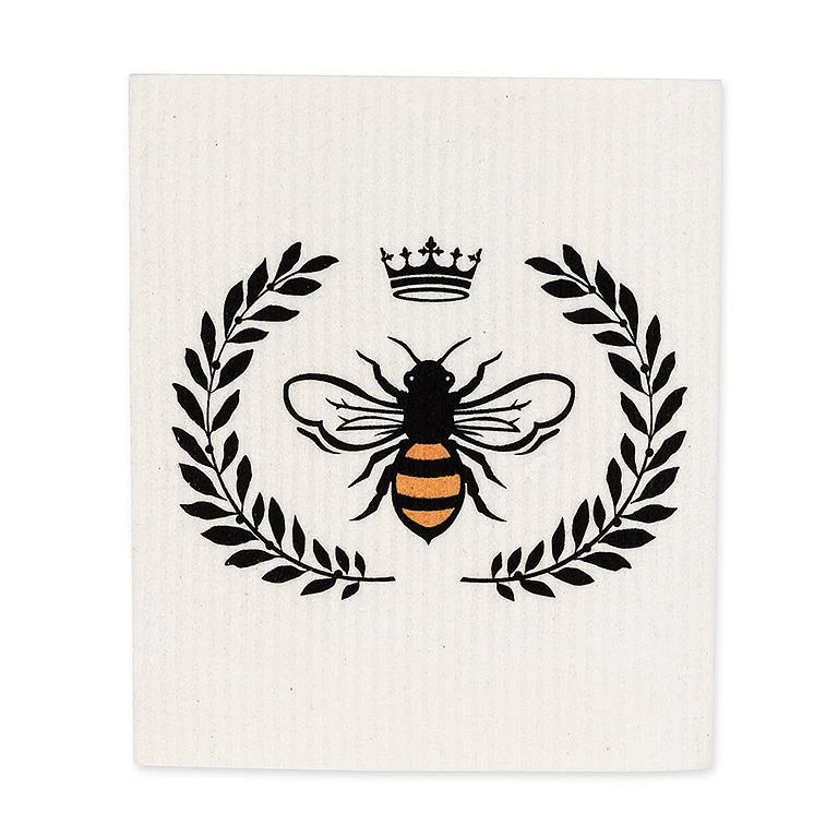 Bee in Crest Dishcloths. Set of 2 - Image 2