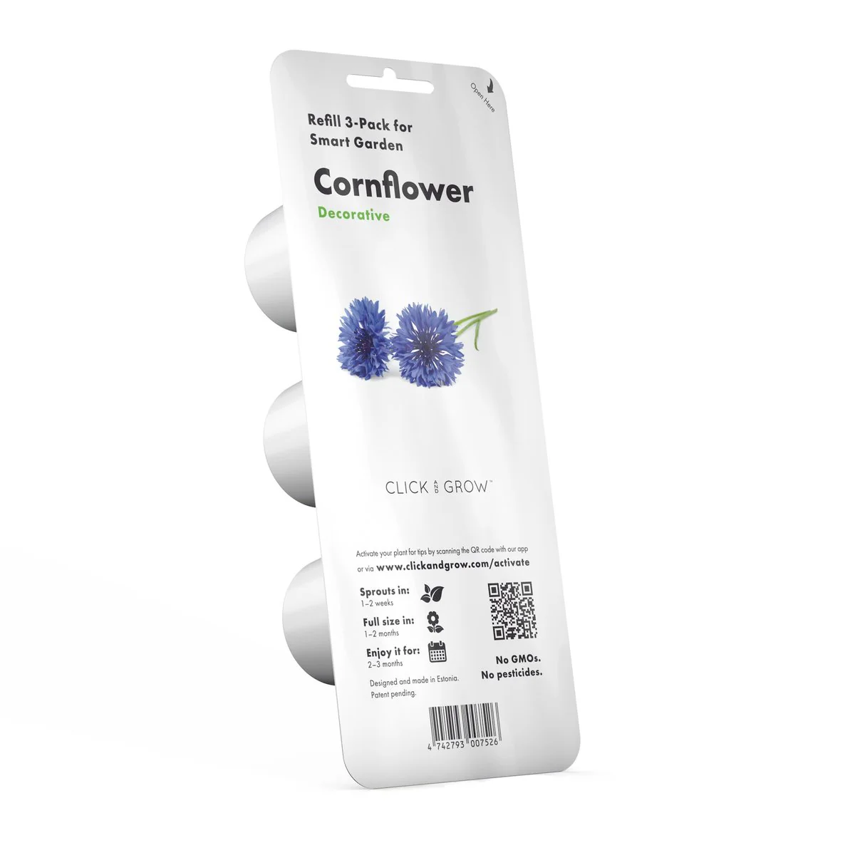 Click & Grow Refill 3-Pack - Cornflower
