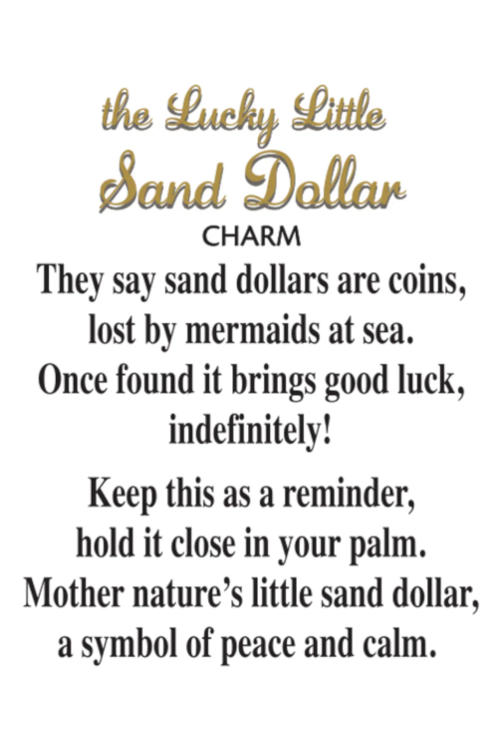 Good Luck Charm - The Lucky Little Sand Dollar - Image 2