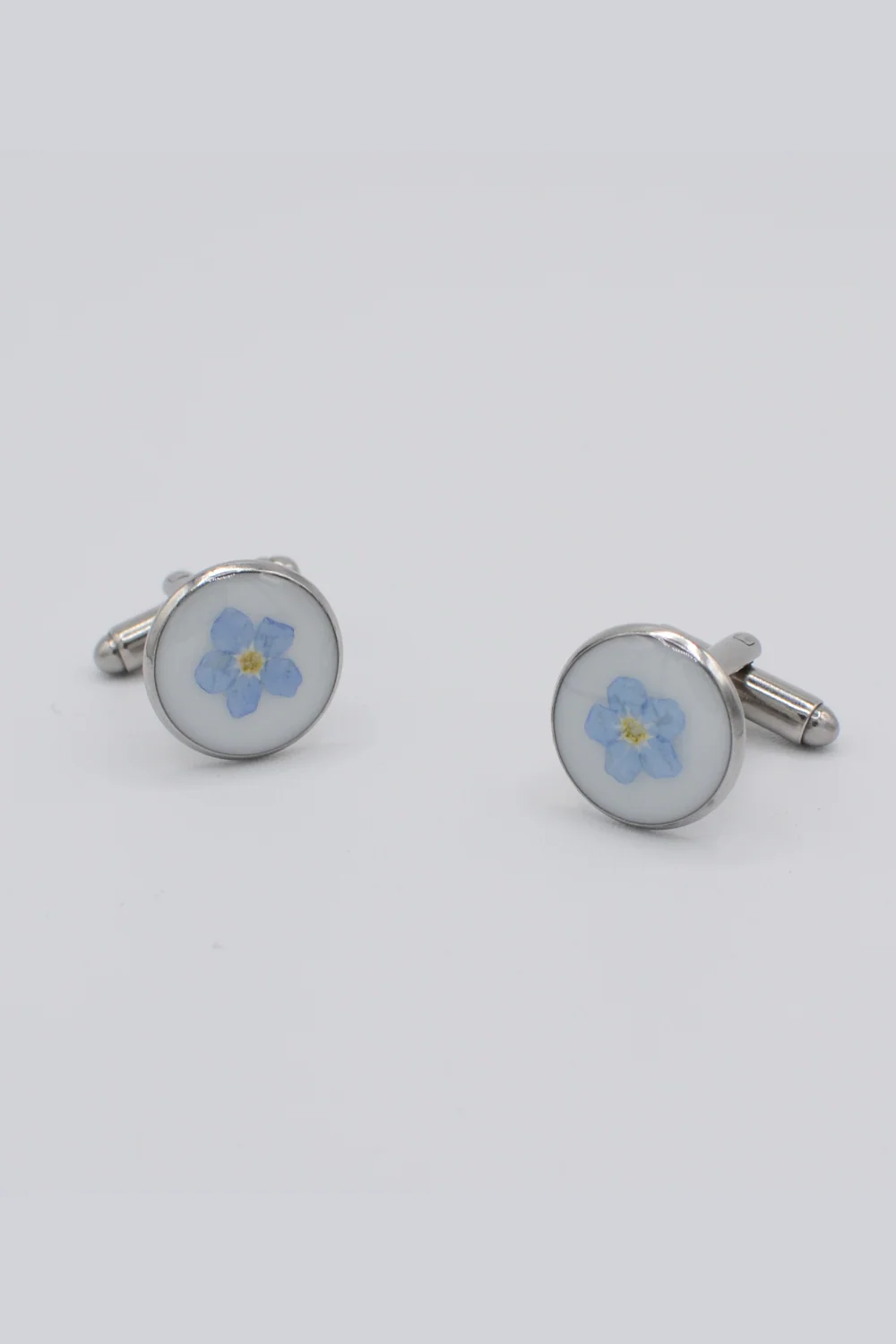 Cuff Links | Forget Me Not | Stainless Steel