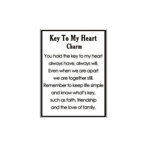 Ganz Key To My Heart Charm - Image 3