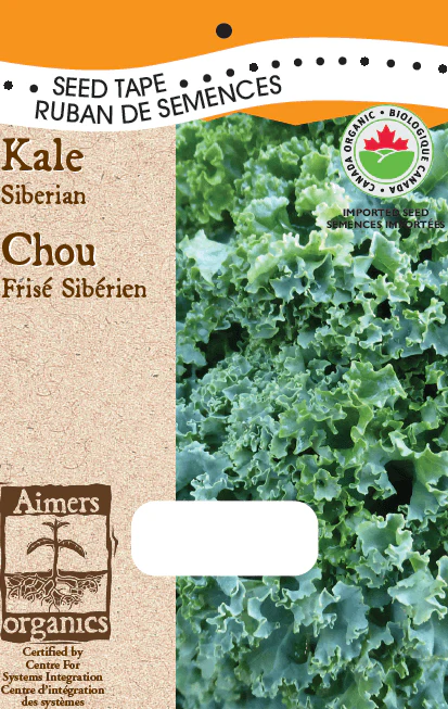 Kale Siberian - Organic Seed Tape