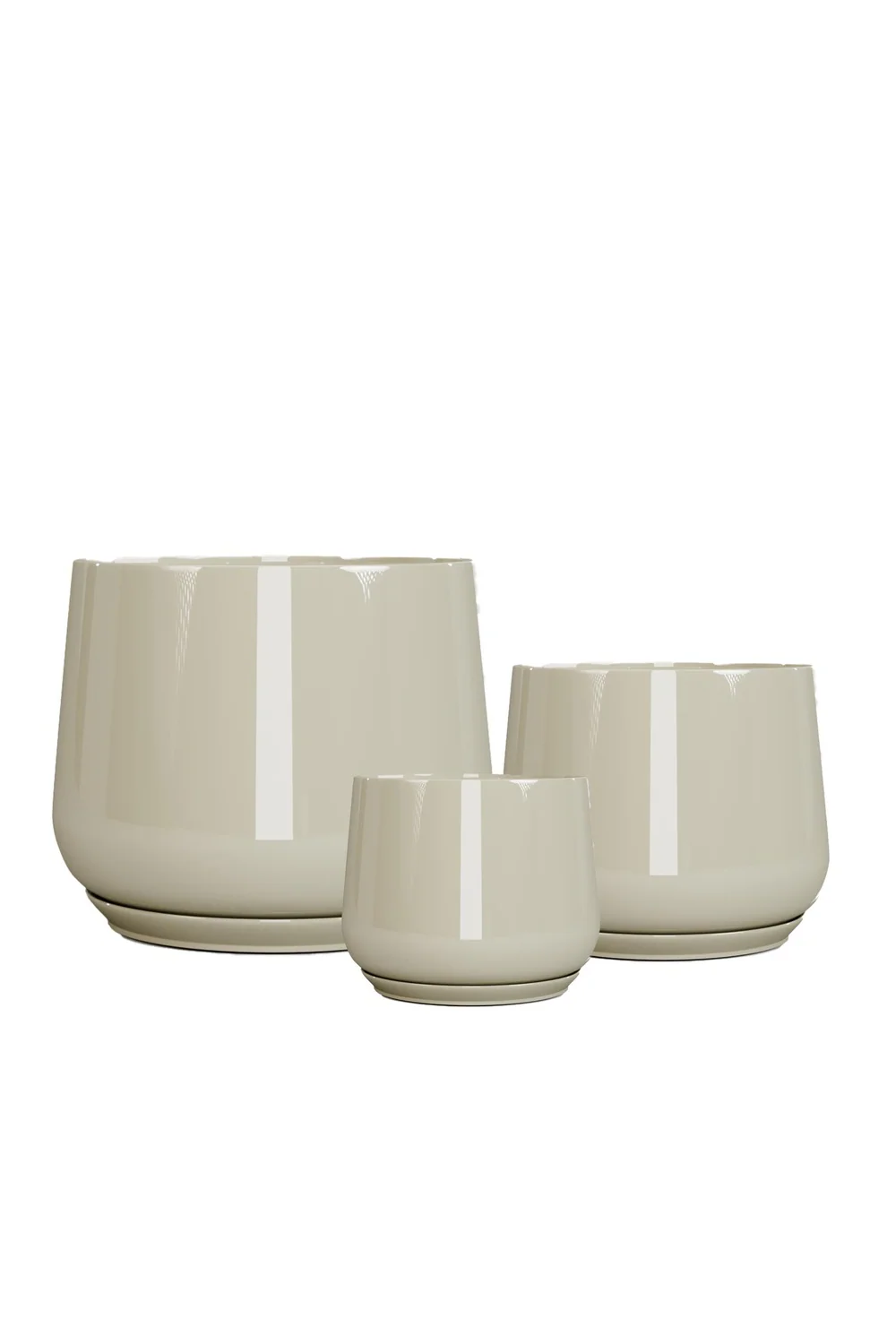 Nadia pot round small green