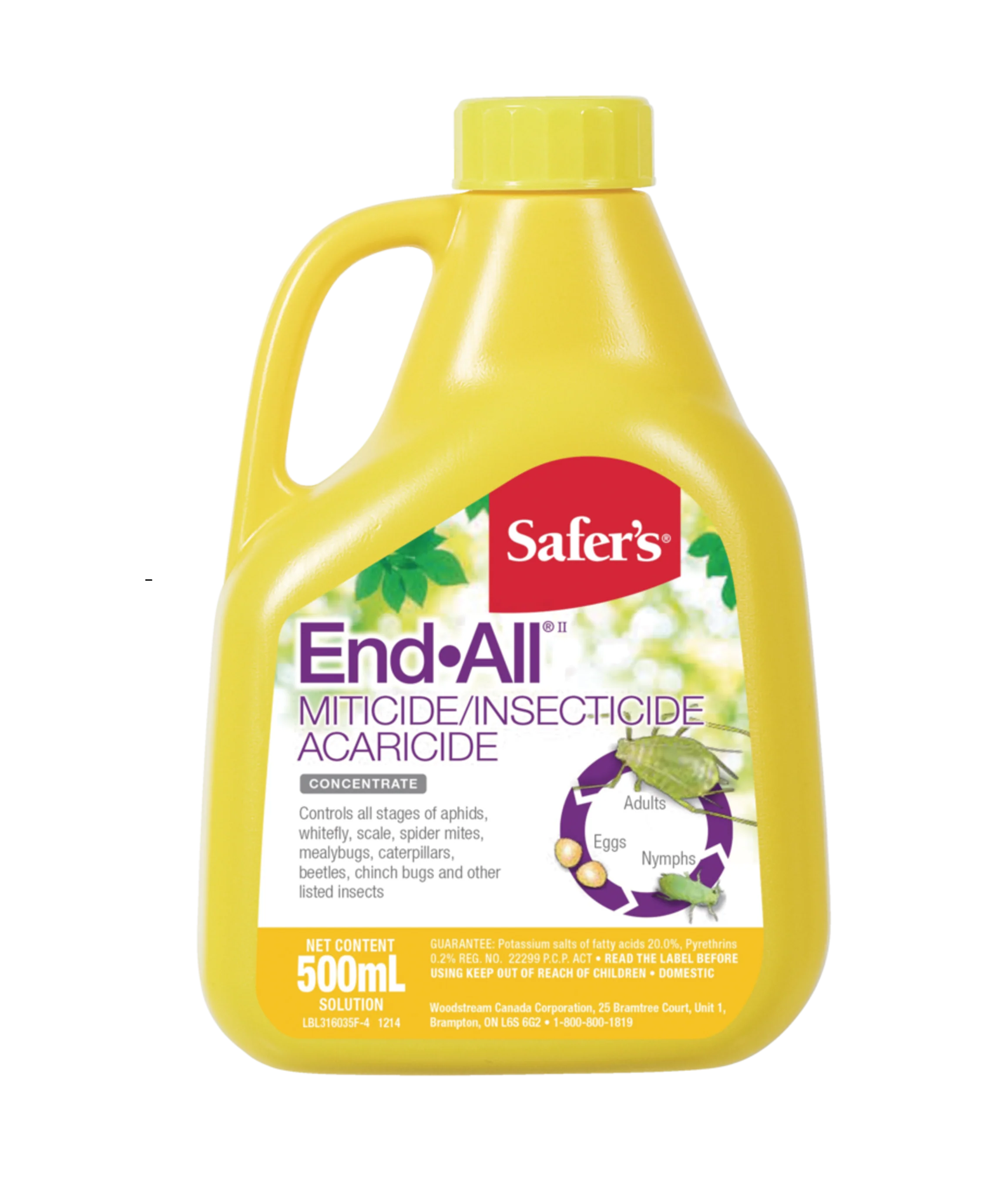 SAFER'S END ALL MITICIDE/INSECTICIDE/ACARICIDE CONCENTRATE, 500ml