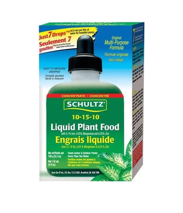 SCHULTZ ALL-PURPOSE LIQUID PLANT FOOD 10-15-10 150g