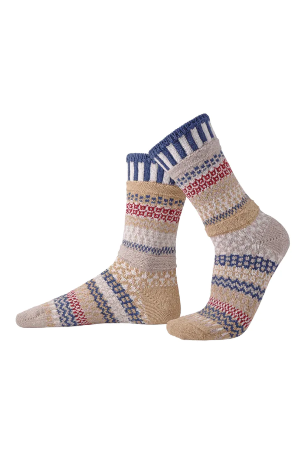 Solmate | Crew Socks - Bateau Mouche