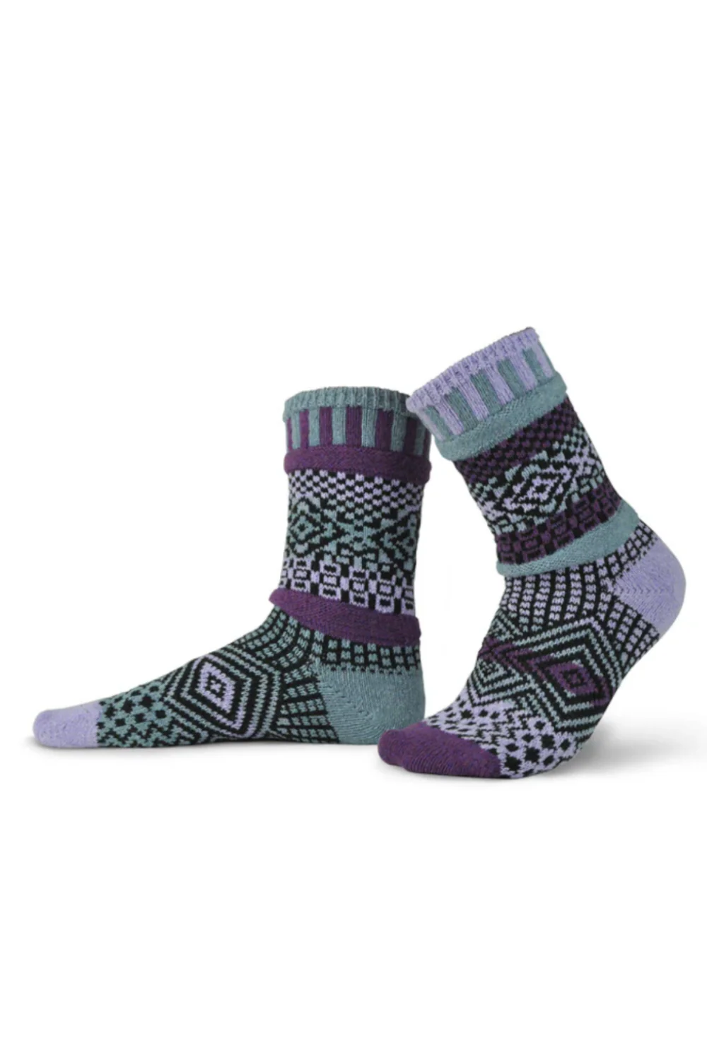 Solmate | Crew Socks - Wisteria