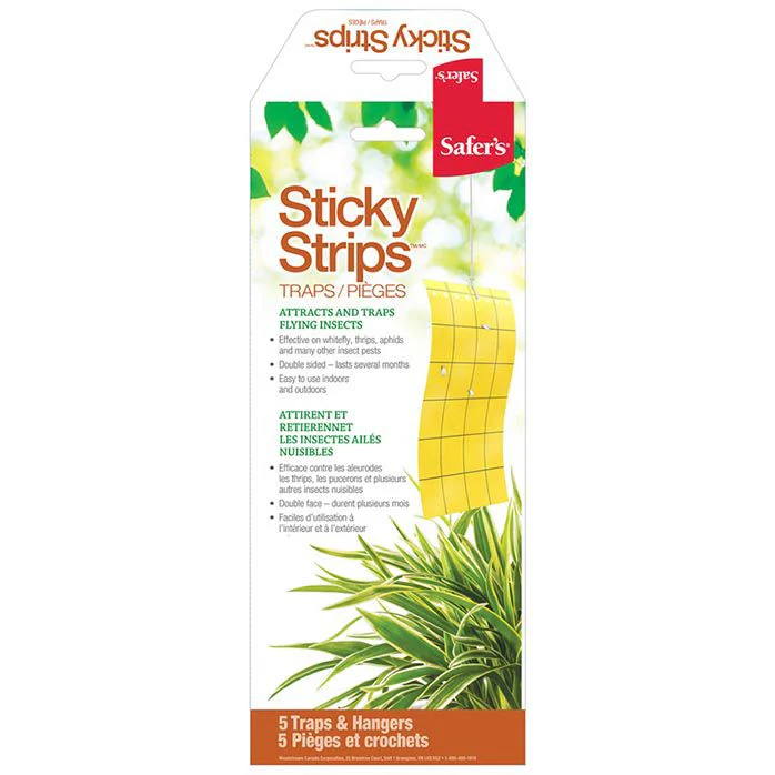 Sticky Stiks Insect Traps - 5 traps and hangers