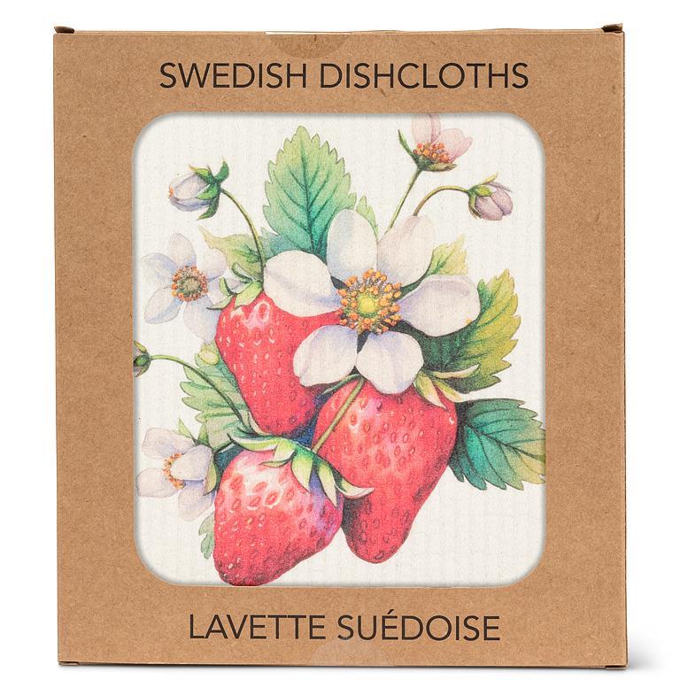 Strawberry Dishcloth 6.75x7.5"L - Image 2