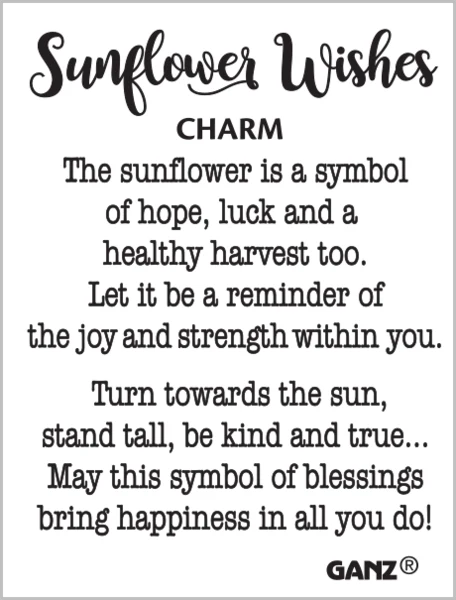 Sunflower Charms in a Basket - Image 2