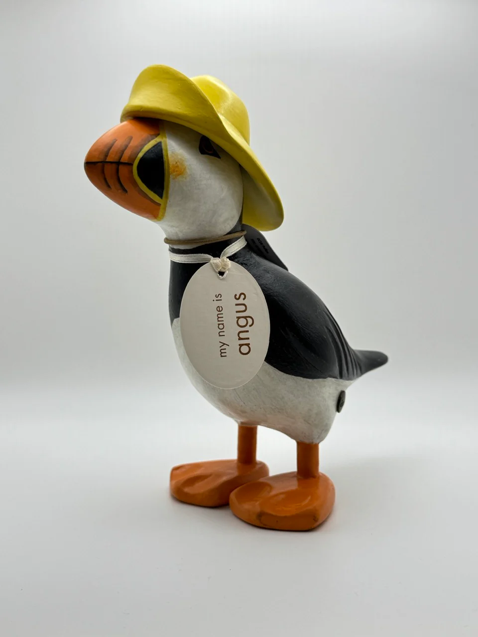 Wooden Puffin "Angus"
